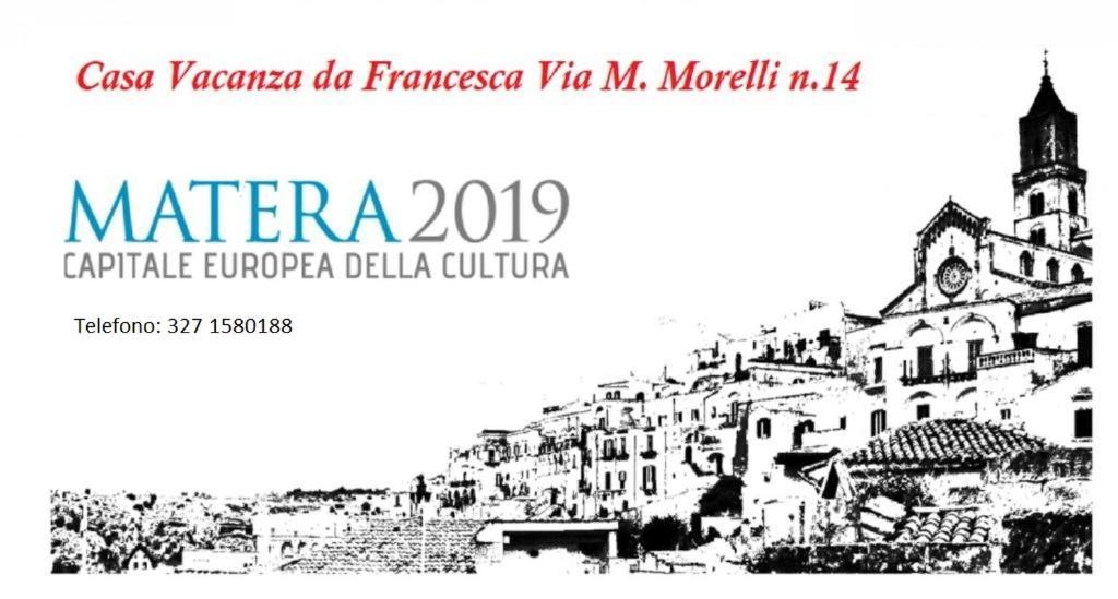 Appartamento Da Maria Francesca ماتيرا المظهر الخارجي الصورة